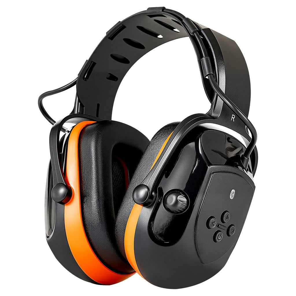 Safety Earmuffs Bluetooth Hearing Protection Ear Muffs Noise Reduction NRR24dB,Bluetooth Headphones Earmuffs