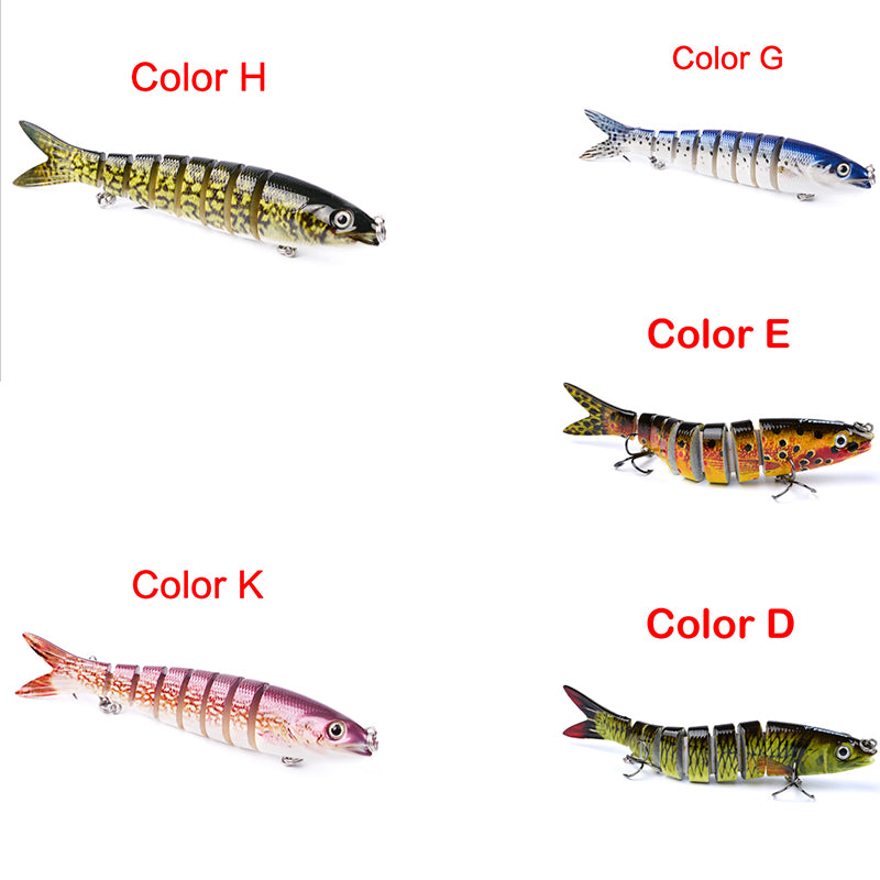 Multi-Jointed Pike Fishing Lure — Hard Bait for Trolling, Carp & Pike