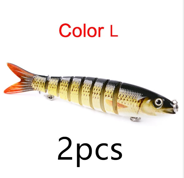 Multi-Jointed Pike Fishing Lure — Hard Bait for Trolling, Carp & Pike