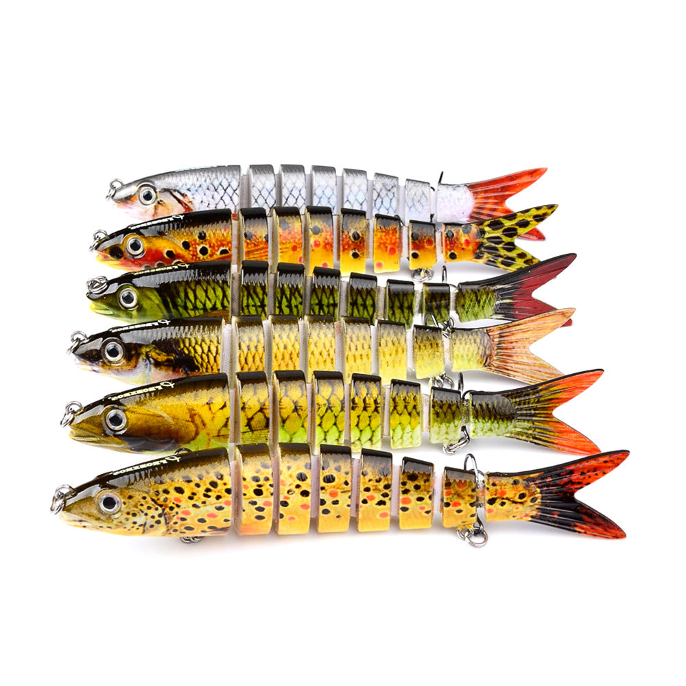 Multi-Jointed Pike Fishing Lure — Hard Bait for Trolling, Carp & Pike