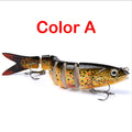 Multi-Jointed Pike Fishing Lure — Hard Bait for Trolling, Carp & Pike