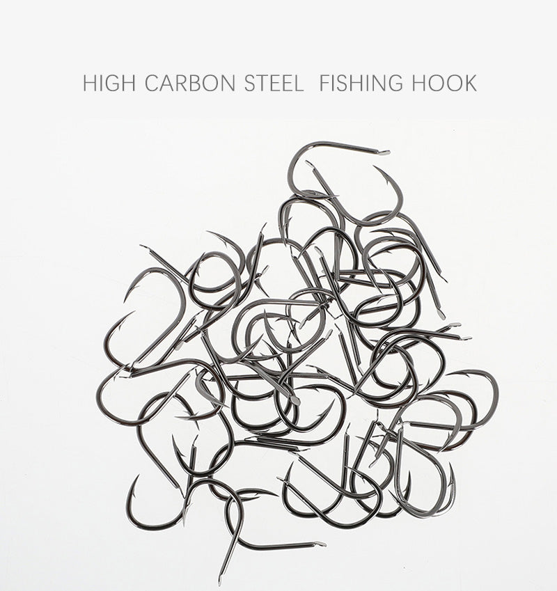 Fishing Hooks Set — 100 Pack, Freshwater & Saltwater