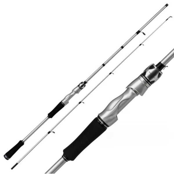Fishing Rod Carbon Fiber Spinning-casting Rods Carp Poles 2 Sections 6 Ft